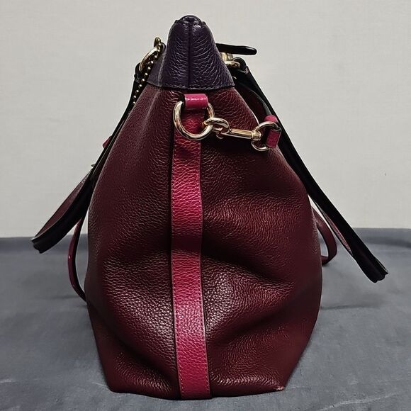 COACH TYLER PEBBLED LEATHER TOTE BAG BFPM-06-143 - Picture 2 of 11